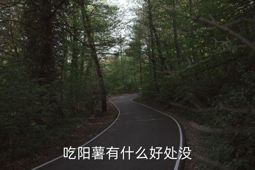 阳芋，吃阳薯有什么好处没