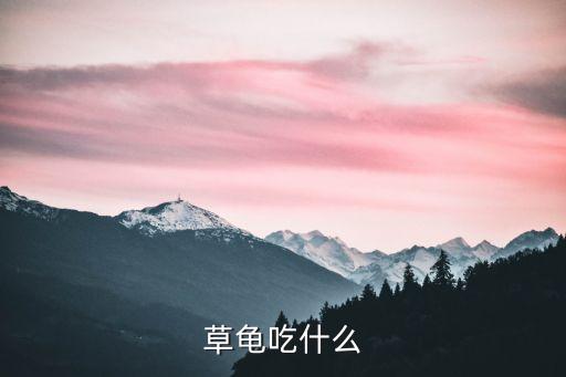 中华草龟吃什么，草龟吃什么