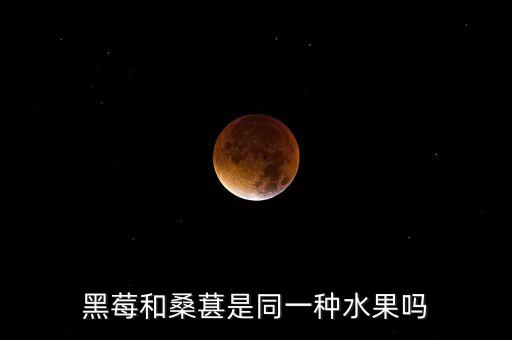 黑莓是桑葚吗，黑莓的别名就叫做桑葚吗