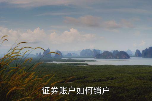 农业证劵账户怎么注销，证券账户如何销户