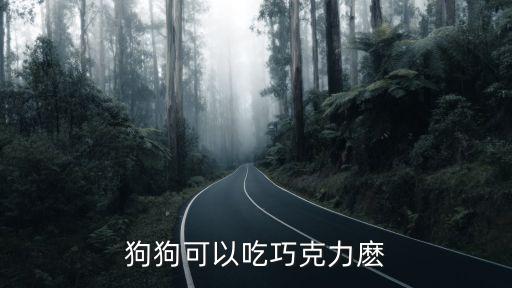 狗狗可以吃巧克力麽