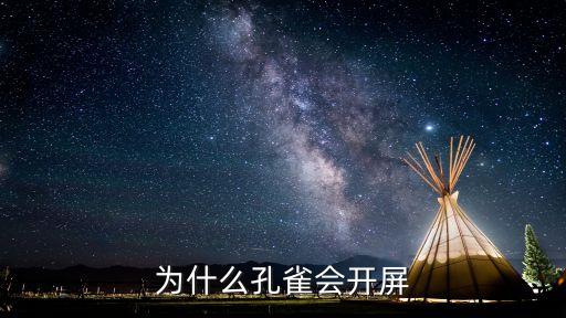 为什么孔雀会开屏