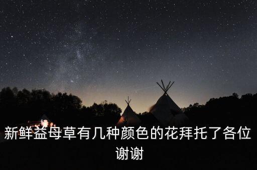 益母草花，益母草红花好还是白花的好