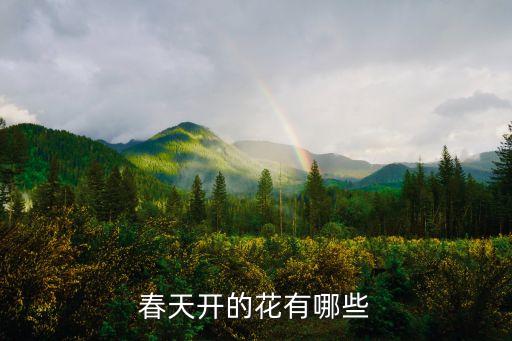 春天什么花开，春季有什么花开
