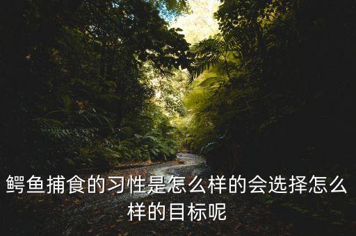 鳄鱼的生活习性，鳄鱼的习性是什么呢