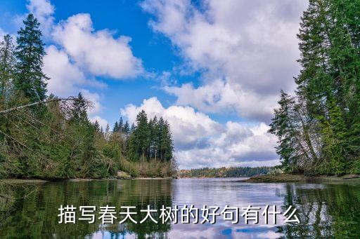 春天树，春天有什么树