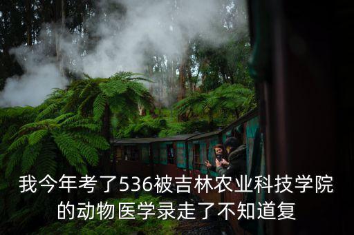 我今年考了536被吉林农业科技学院的动物医学录走了不知道复