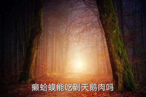 癞蛤蟆能吃到天鹅肉吗