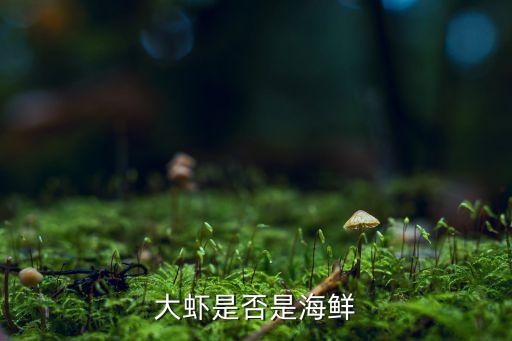大虾是否是海鲜