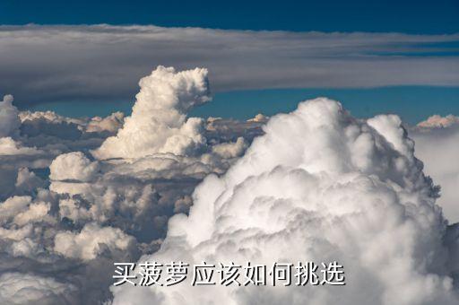 菠萝怎么挑选，菠萝怎么挑