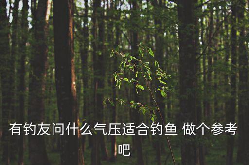 气压多少最适合钓鱼，成都地区气压多少钓鱼合适