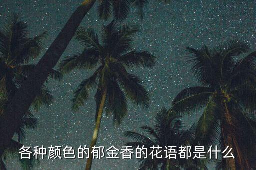 郁金香含义，各种颜色的郁金香的花语都是什么