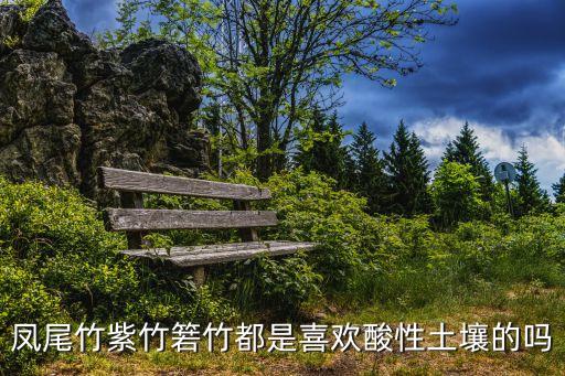 凤尾竹紫竹箬竹都是喜欢酸性土壤的吗