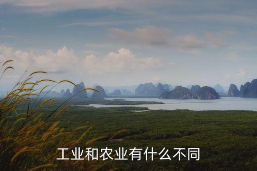 农业与工业怎么区分方向，工业和农业有什么不同