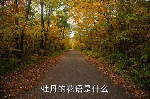 牡丹花的，牡丹的花语是什么