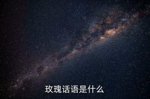 玫瑰话语，玫瑰话的话语全部