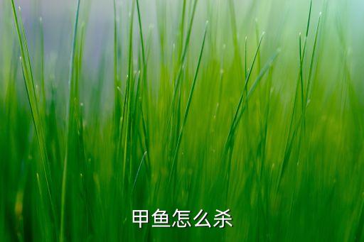 怎样杀甲鱼，怎样杀甲鱼