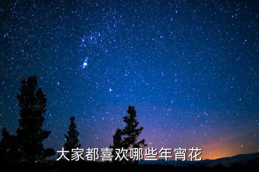 大家都喜欢哪些年宵花