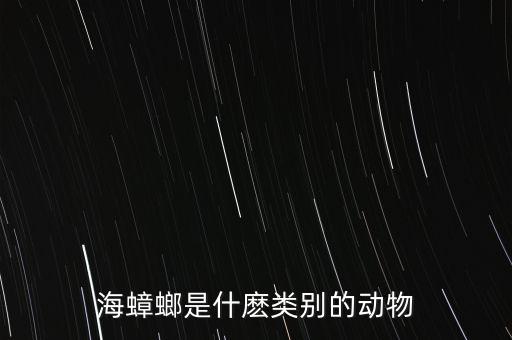 海蟑螂是什麽类别的动物