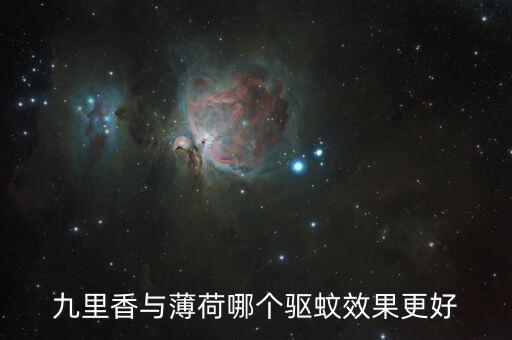 九里香与薄荷哪个驱蚊效果更好