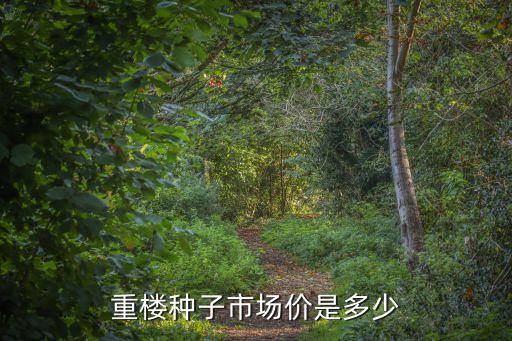 重楼种子市场价是多少