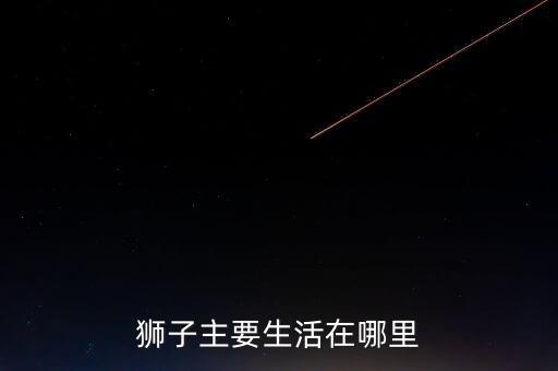 狮子主要生活在哪里