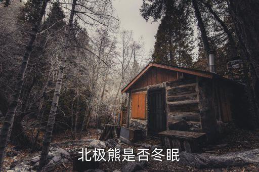 北极熊是否冬眠