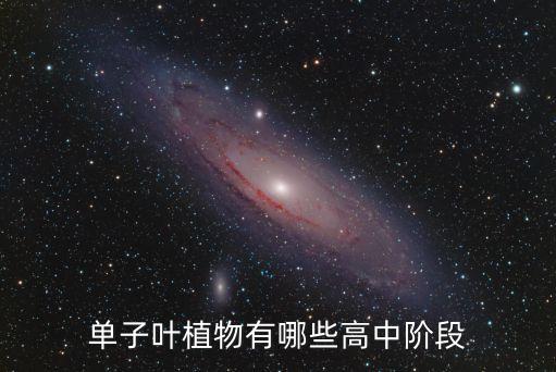 单子叶植物，单子叶植物有哪些高中阶段