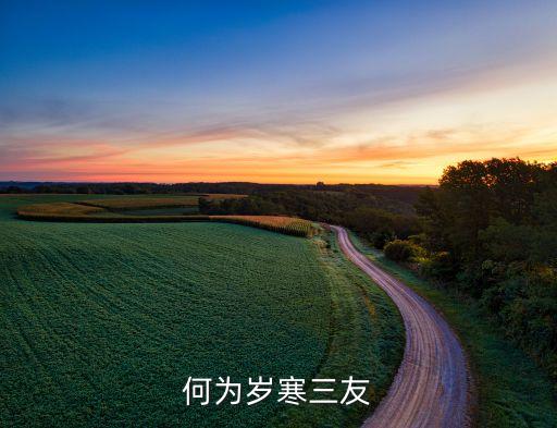 岁寒三友是指，何为岁寒三友