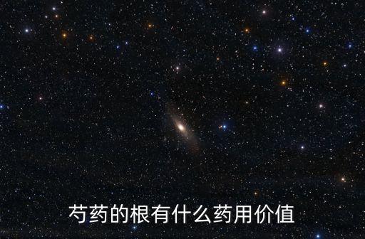 芍药的根有什么药用价值