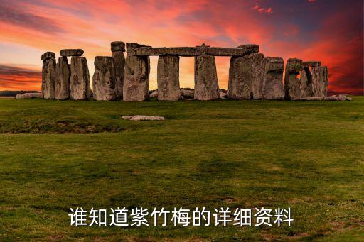 谁知道紫竹梅的详细资料