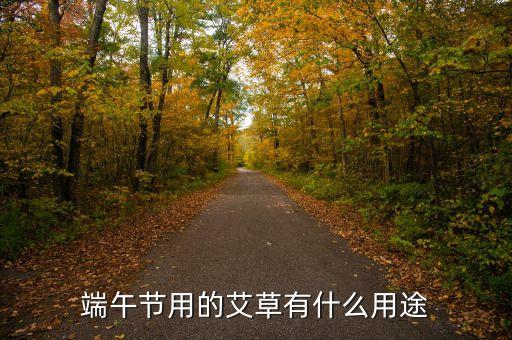 端午节用的艾草有什么用途
