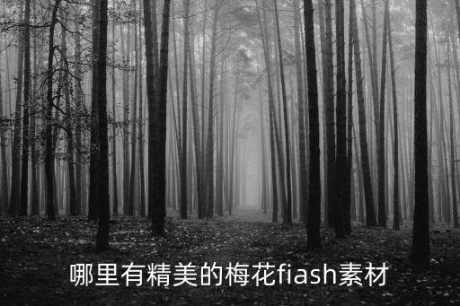 哪里有精美的梅花fiash素材