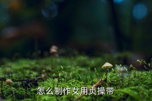 怎么制作女用贞操带