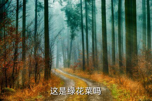绿花菜，绿花菜和黄花菜