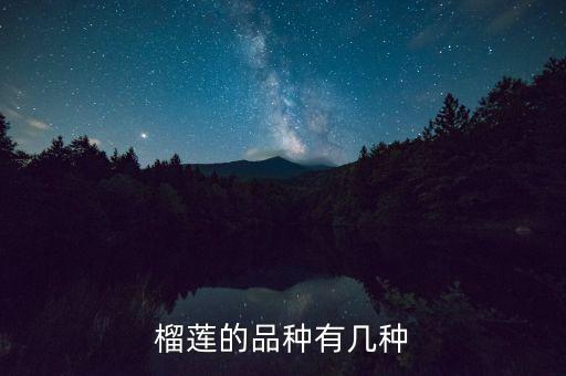 榴莲的品种有几种