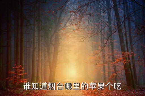 谁知道烟台哪里的苹果个吃