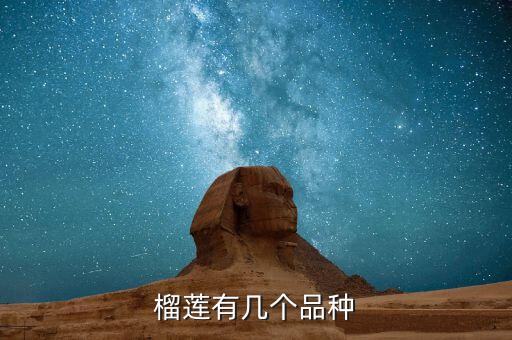榴莲有几个品种