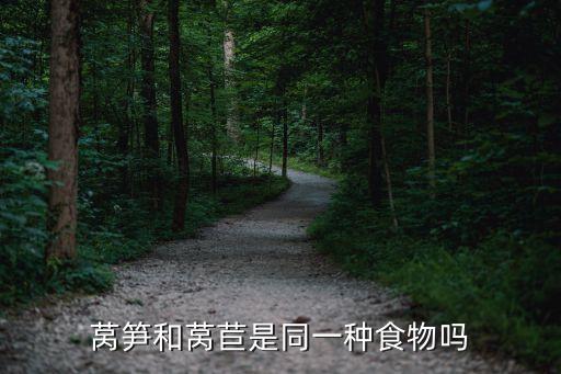 莴笋和莴苣是同一种食物吗