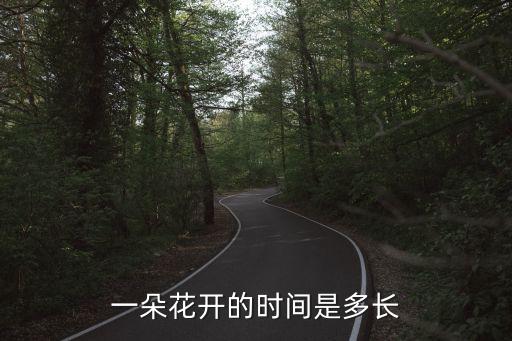 一朵花开的时间是多长