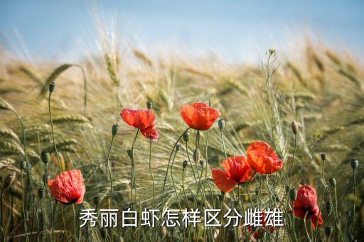 秀丽白虾，秀丽白虾怎样区分雌雄