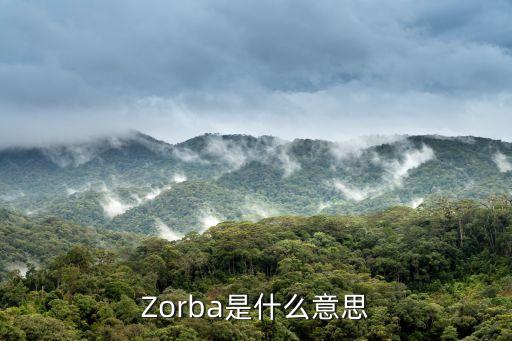 Zorba是什么意思