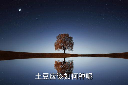 土豆应该如何种呢