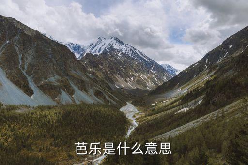 芭乐是什么意思