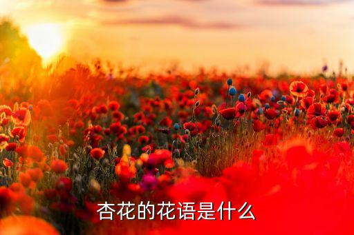 杏花花语，送人杏花水仙艾草石竹花分别代表什么
