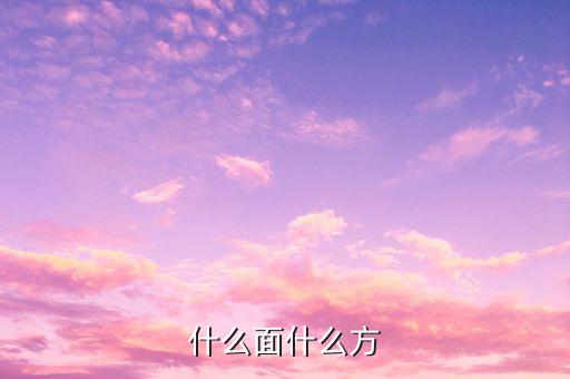 什么面什么方