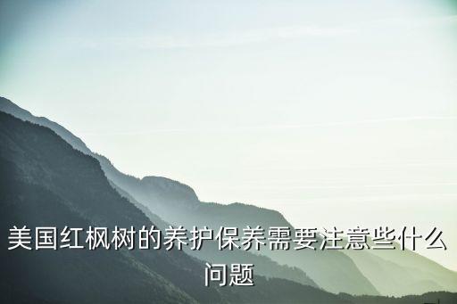 红枫的养殖方法和注意事项，日本红枫盆栽怎么养护哪些问题要注意