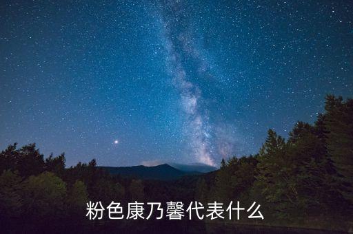 粉色康乃馨代表什么