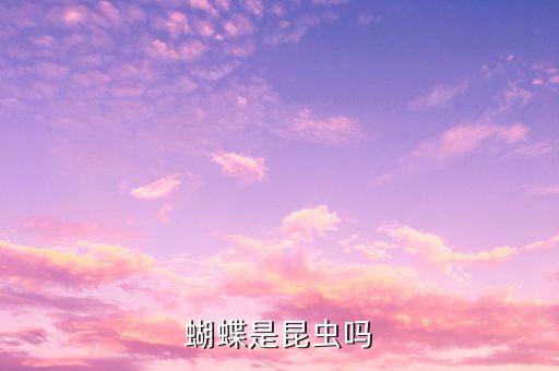 蝴蝶是不是昆虫，蝴蝶是不是昆虫