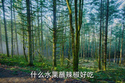 什么水果蘸辣椒好吃